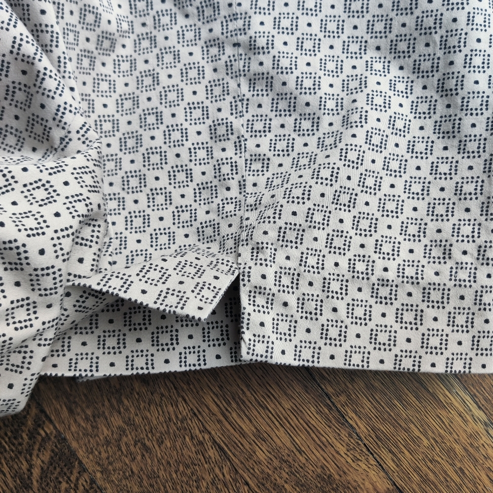 Pendleton Cropped Geometric Print Pants Side Zipp… - image 5